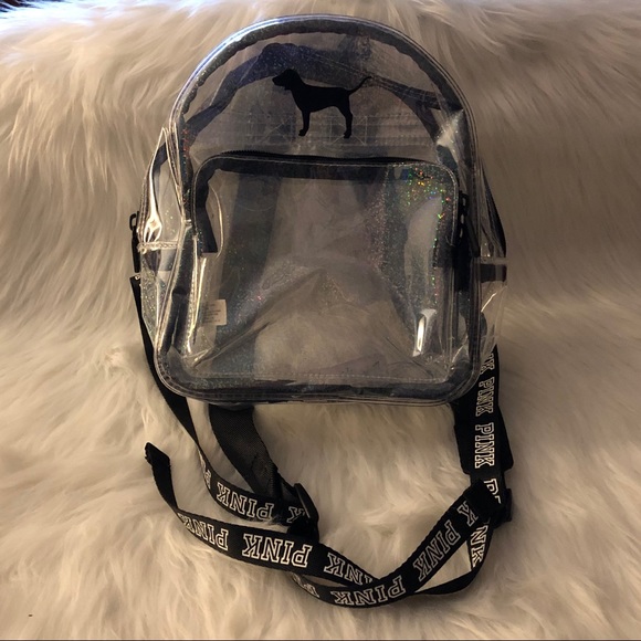 PINK Victoria's Secret Bags Victorias Sec Pink Clear Iridescent